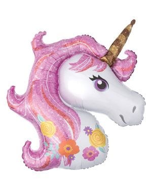 Magical Unicorn SuperShape Balloon - 33&quot; Foil