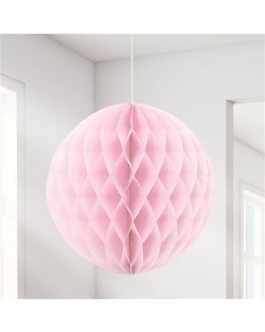 Baby Pink Honeycomb Ball Decoration - 20cm