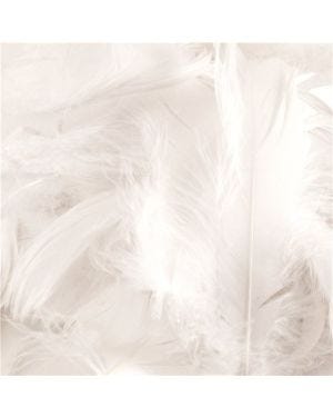 White Decorative Feathers (50g pack)