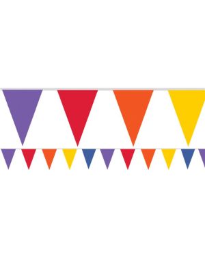 Rainbow Paper Bunting - 4.5m