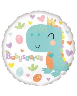 Babysaurus Baby Shower Foil Balloon - 18&quot;