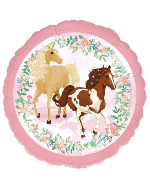 Beautiful Horses Balloon - 18&quot; Foil