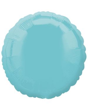 Robins Egg Blue Round Balloon - 18&#039;&#039; Foil - unpackaged