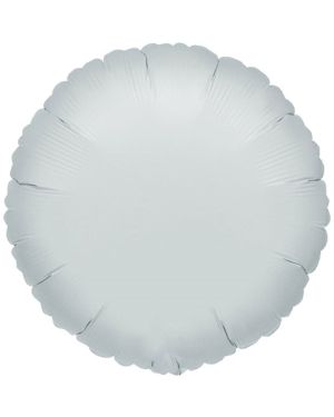 Silver Round Balloon - 18&#039;&#039; Foil - unpackaged