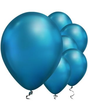Blue Chrome Balloons - 11&quot; Latex (25pk)