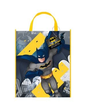 Batman Plastic Tote Bag - 33cm x 28cm